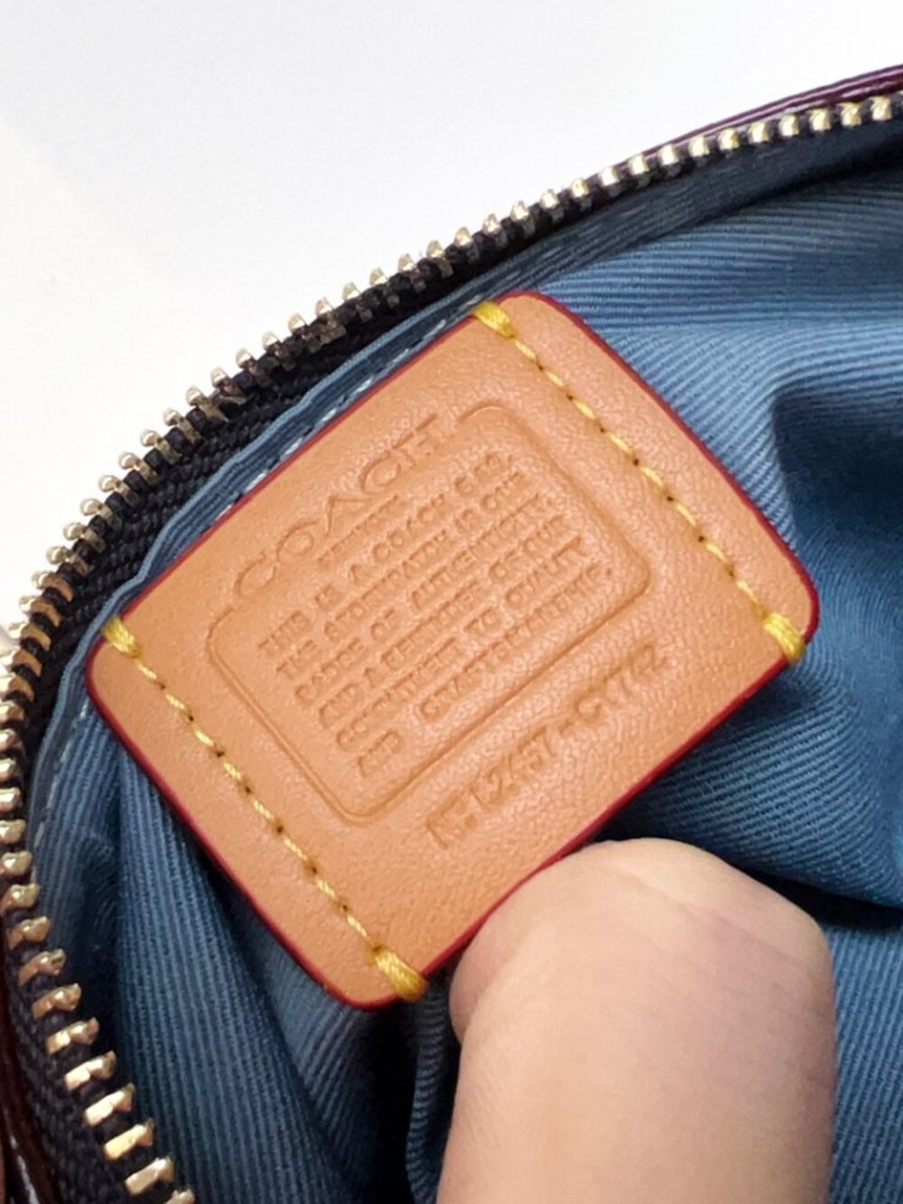 Coach small denim bag - Picture 8 of 8